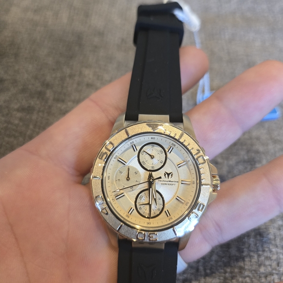 TechnoMarine Gold and Black Watch